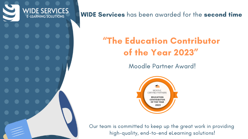 Education Contributor of the Year 2023 - Moodle Partner Awards